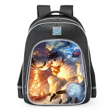 Smite Geb Snowman Skin School Backpack