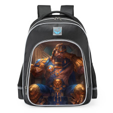Smite Gilgamesh Golden Skin School Backpack