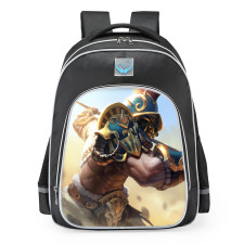 Smite Guan Yu Gladiator Skin School Backpack