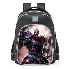 Smite Guan Yu Grim Horseman Skin School Backpack