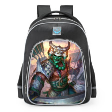 Smite Hachiman Shogun Skin School Backpack
