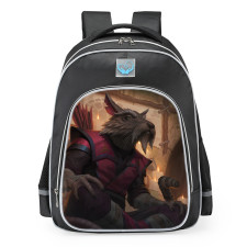 Smite Hachiman Splinter Skin School Backpack