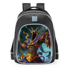 Smite Hades Golden Skin School Backpack