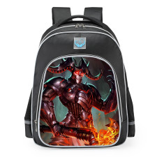 Smite Hades Grim Wraith Skin School Backpack