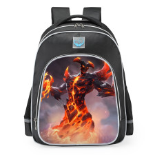 Smite He Bo Molten Skin School Backpack