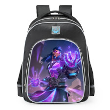 Smite He Bo Pixel Rush Skin School Backpack