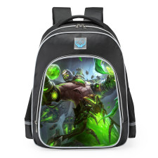 Smite He Bo Toxic Tide Skin School Backpack