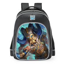 Smite Heimdallr Golden Skin School Backpack