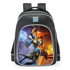 Smite Hel Order And Chaos Skin School Backpack
