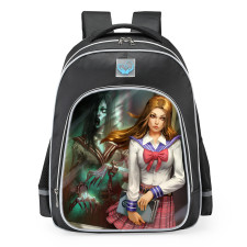 Smite Hel Expelled Skin School Backpack