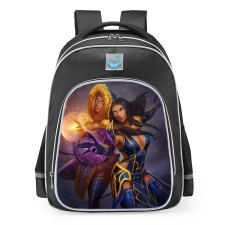 Smite Hel Golden Skin School Backpack