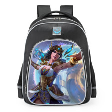Smite Hera Battle Queen Skin School Backpack