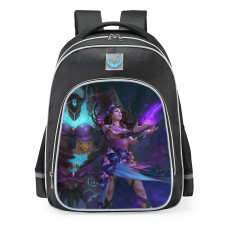 Smite Hera Lilac Bloom Skin School Backpack