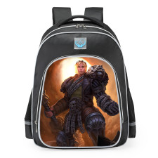 Smite Hercules Road Rebel Skin School Backpack