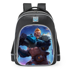 Smite Hercules Techno Titan Skin School Backpack