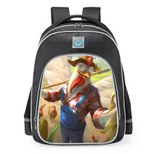 Smite Horus Bok Bok Skin School Backpack