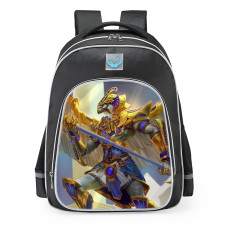 Smite Horus Golden Skin School Backpack