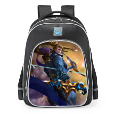 Smite Hou Yi Handsome Hunter Skin School Backpack