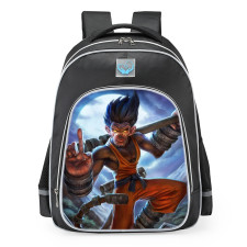 Smite Hun Batz Shaolin Monkey Skin School Backpack