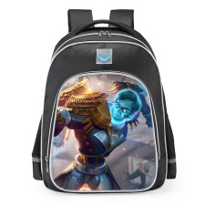 Smite Janus Presidential Punisher Skin School Backpack