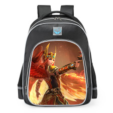 Smite Jing Wei Phoenix Fire Skin School Backpack