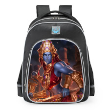 Smite Kali Crimson Death Skin School Backpack