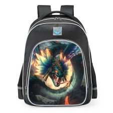 Smite Kukulkan Azure Skies Skin School Backpack