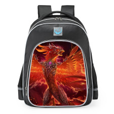 Smite Kukulkan Phoenix Fury Skin School Backpack