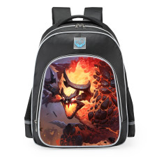 Smite Kuzenbo Molten Doom Skin School Backpack