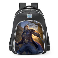 Smite Loki Agent Of Darkness Skin School Backpack