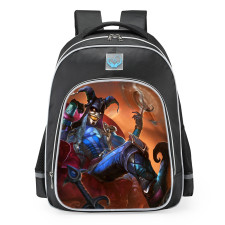 Smite Loki Joki Skin School Backpack