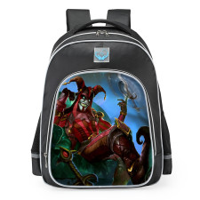 Smite Loki Last Laugh Skin School Backpack