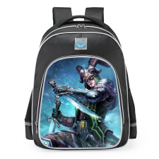 Smite Loki Ssslither Skin School Backpack