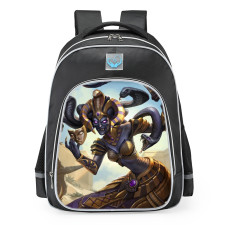 Smite Medusa Queen Cobra Skin School Backpack