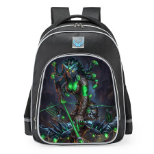 Smite Medusa Crystal Gaze Skin School Backpack