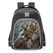 Smite Medusa Mortal Coil Skin School Backpack