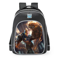Smite Mercury Rocket Punch Skin School Backpack