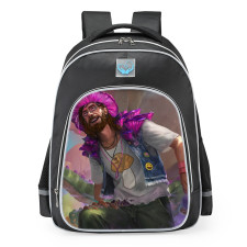 Smite Merlin Fun Guy Skin School Backpack