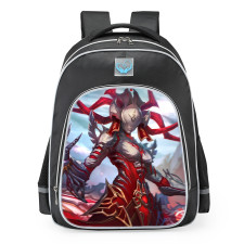 Smite Morgan Le Fay Crimson Magus Skin School Backpack