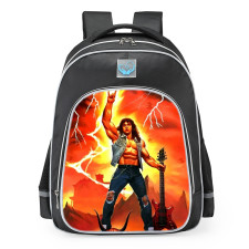 Stranger Things 4 Eddie Munson Rock Star School Backpack