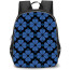 Kate Spade Backpack StudentPack - Kate Spade Blue Pattern Art Poster