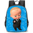 The Boss Baby Backpack StudentPack - The Boss Baby Standing On Blue Background