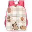 Capybara Backpack StudentPack - Capybara Collage Checkered Background