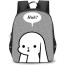 Chikn Nuggit Backpack StudentPack - Chikn Nuggit Grayscale Huh Poster