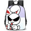 Chikn Nuggit Iscream Backpack StudentPack - Iscream And Candy Cane Illustration Art Poster