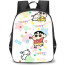 Crayon Shin-Chan Backpack StudentPack - Crayon Shin-Chan Characters Happy Pattern Art