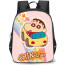 Crayon Shin-Chan Backpack StudentPack - Crayon Shin-Chan Driving A Car Poster Art