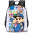 Crayon Shin-Chan Backpack StudentPack - Crayon Shin-Chan Going to School Comic Art