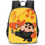 Crayon Shin-Chan Backpack StudentPack - Crayon Shin-Chan Martial Arts Attack