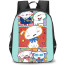 Crayon Shin-Chan Shiro Crayon Backpack StudentPack - Shiro Crayon Art Collage
